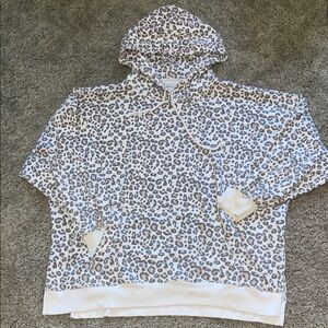 American Eagle Outfitters Jegging Fit Leopard Print Hoodie